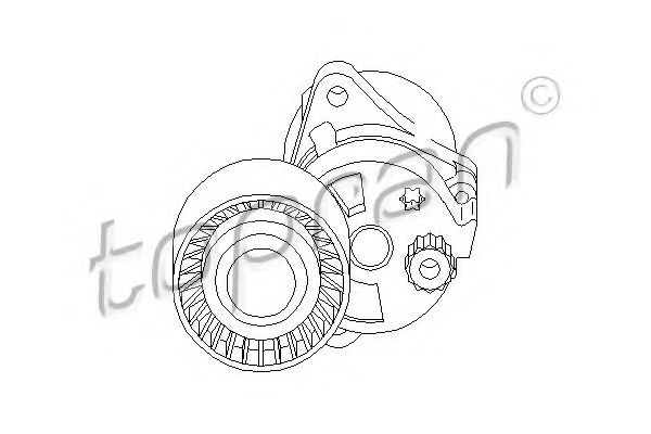 ремъчен обтегач, пистов ремък 400 303