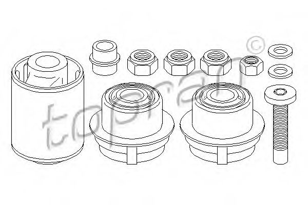 ремонтен комплект, напречен носач 400 334