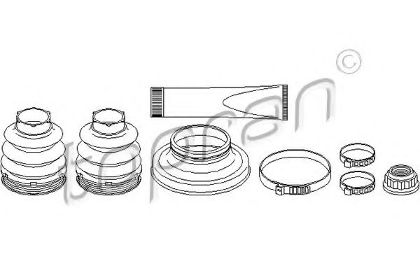 комплект маншон, полуоска
