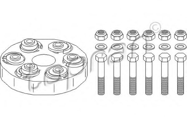 шарнирно съединение, карданен вал 400 615