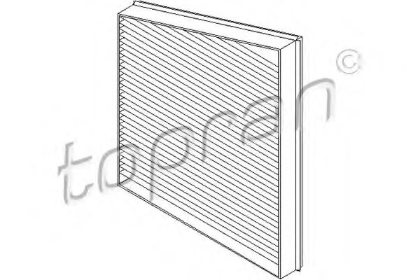 филтър, въздух за вътрешно пространство 400 211