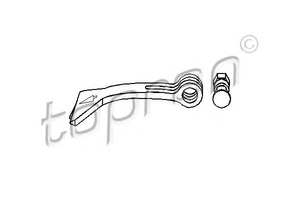 дръжка, освобождаване на капака на двигателя 401 535