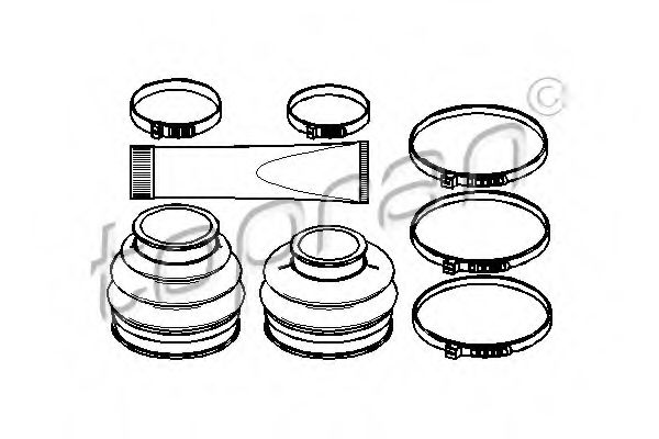 комплект маншон, полуоска 500 589