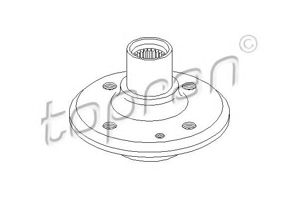 главина на колелото 500 358