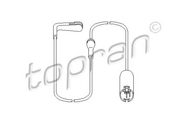 датчик, износване на накладките 500 657