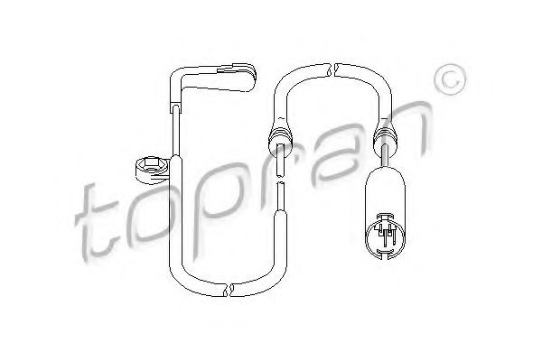 датчик, износване на накладките 500 667