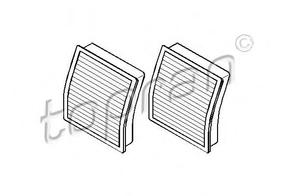 филтър, въздух за вътрешно пространство 500 646