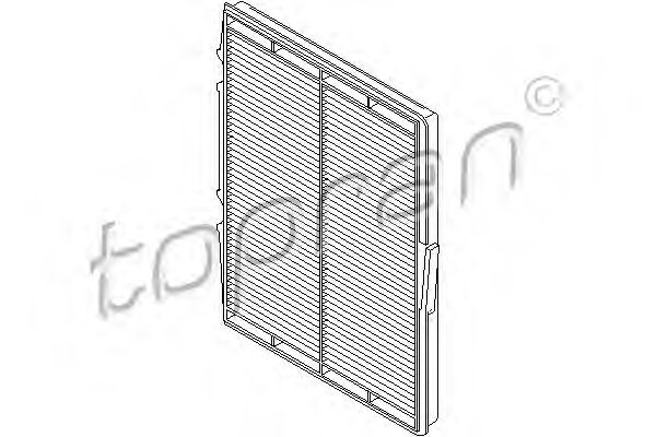 филтър, въздух за вътрешно пространство 700 256