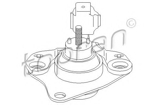 окачване, двигател 700 327