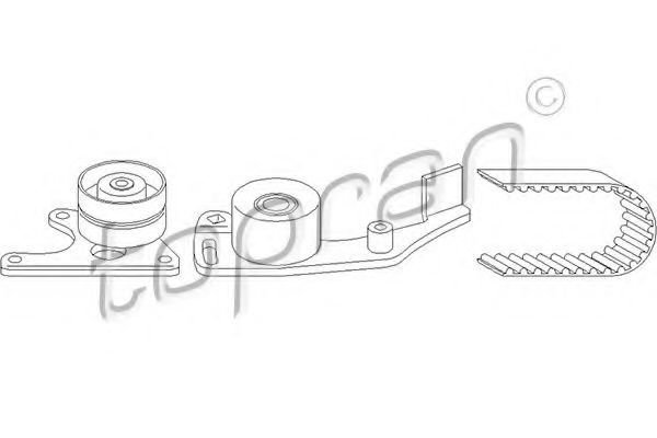 комплект ангренажен ремък 720 144