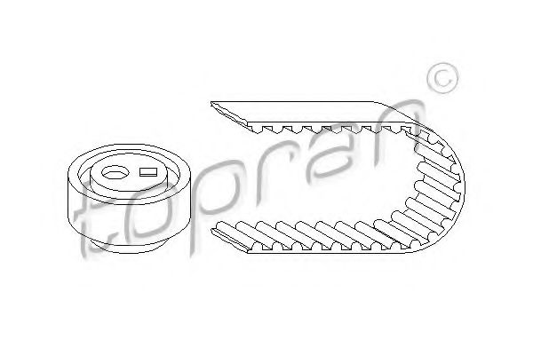 комплект ангренажен ремък 720 142