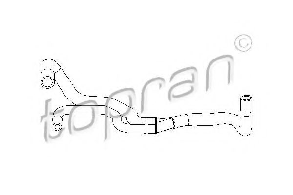 маркуч, вентилация на колянно-мотовилковия блок 722 083
