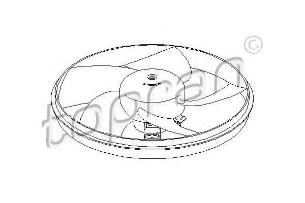 вентилатор, охлаждане на двигателя 721 530