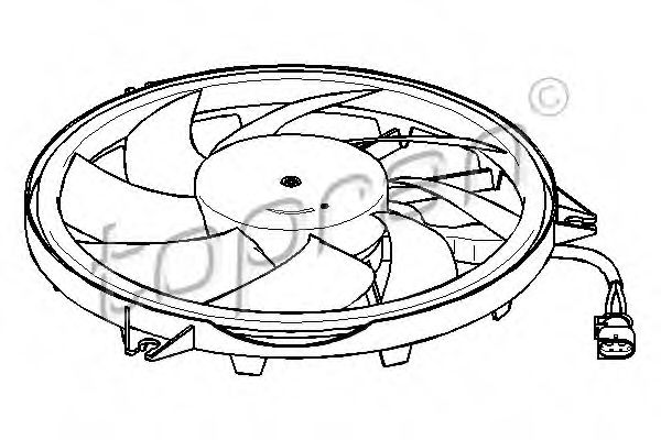 вентилатор, охлаждане на двигателя 721 533