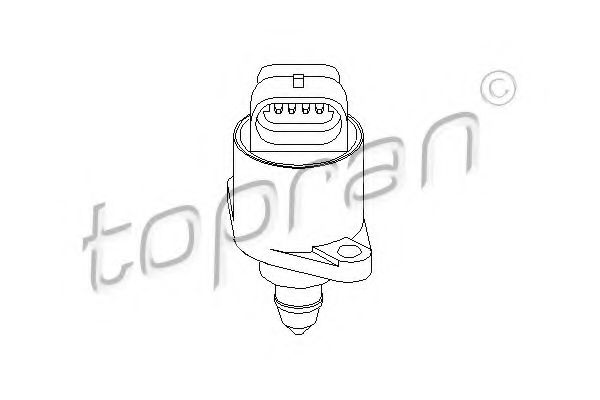 регулиращ клапан на свободния ход, захранване с въздух 721 465