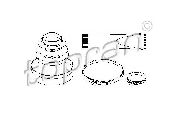 комплект маншон, полуоска