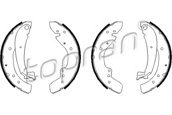 комплект спирачна челюст 720 349