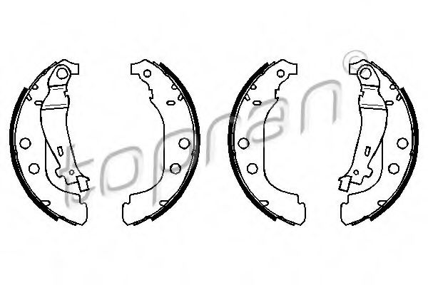 комплект спирачна челюст 720 354