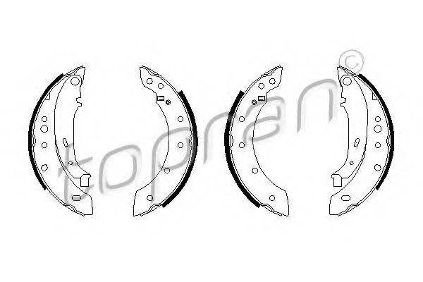 комплект спирачна челюст 720 369