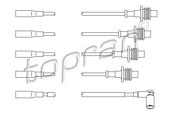 комплект запалителеи кабели 721 502