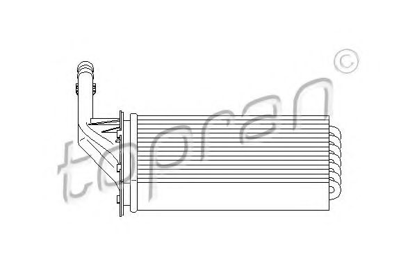 топлообменник, отопление на вътрешното пространство 721 420