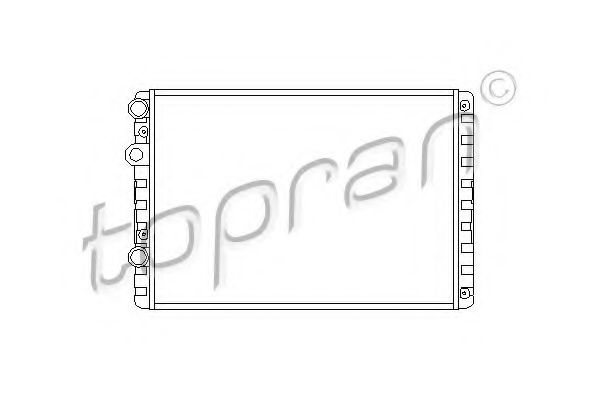 радиатор, охлаждане на двигателя 112 407