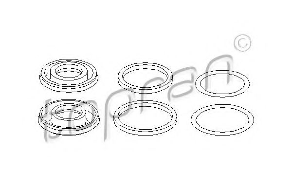 комплект гарнитури, спирачен апарат 207 696