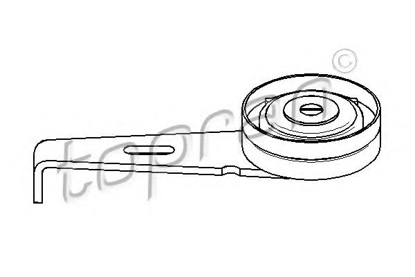 ремъчен обтегач, пистов ремък 722 410
