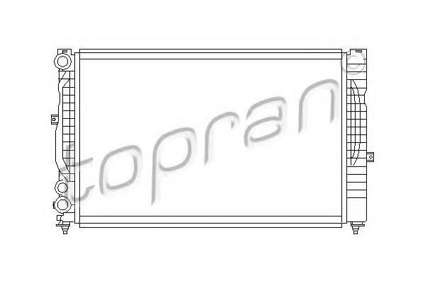 радиатор, охлаждане на двигателя 112 331