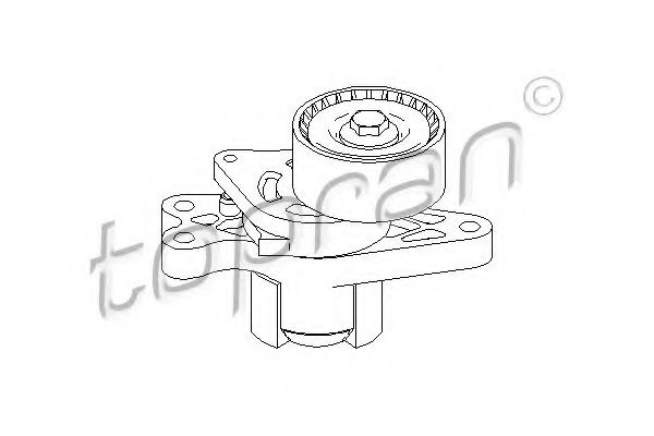 ремъчен обтегач, пистов ремък