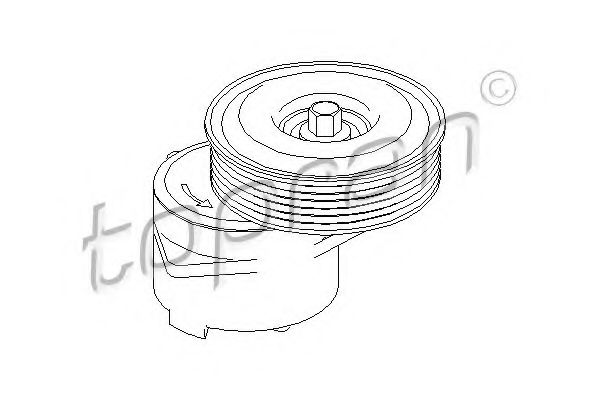 ремъчен обтегач, пистов ремък 304 096