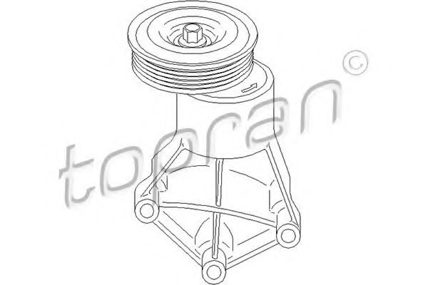 ремъчен обтегач, пистов ремък 304 097
