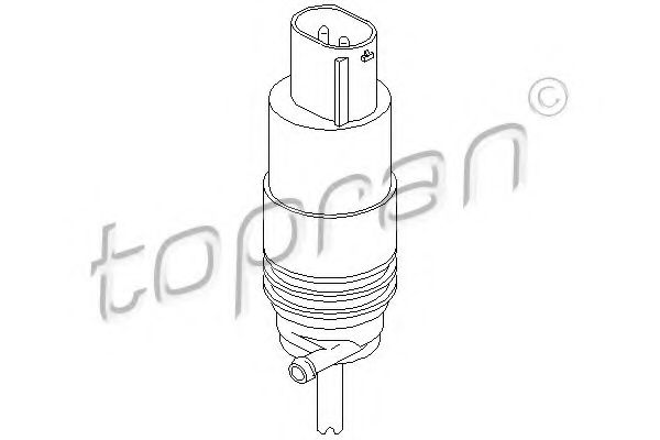 водна помпа за миещо устр., почистване на стъклата 501 800