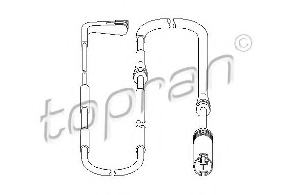датчик, износване на накладките 501 835