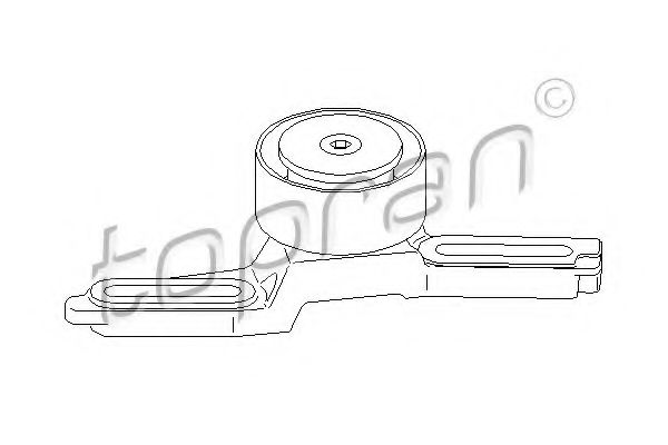 ремъчен обтегач, пистов ремък