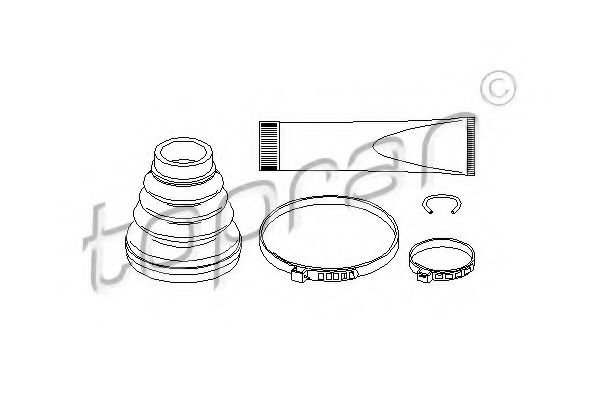 комплект маншон, полуоска 722 462