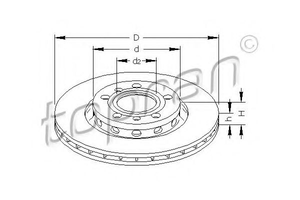 спирачен диск 113 259