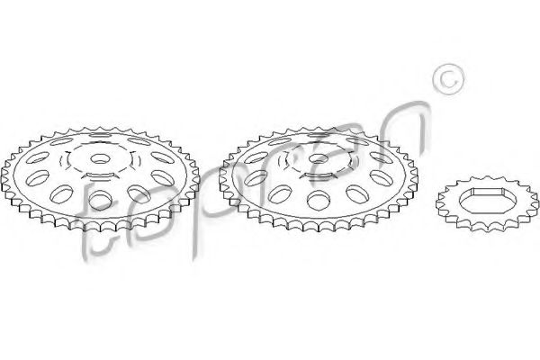 к-кт зъбни колела, ангренаж 206 525