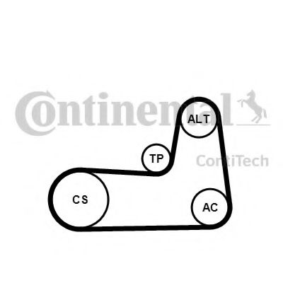 комплект пистов ремък 5PK1125K1