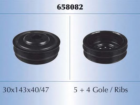 ремъчна шайба, колянов вал 658082
