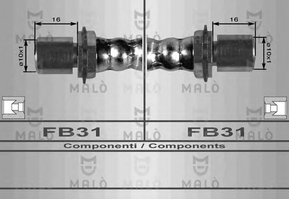 спирачен маркуч 80133