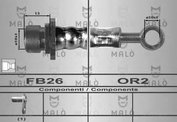 спирачен маркуч 80462
