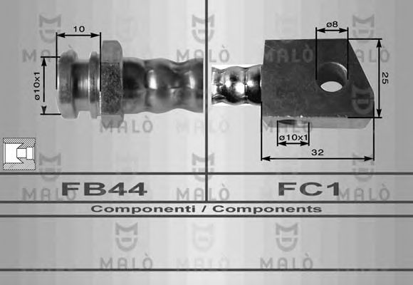 спирачен маркуч 8618