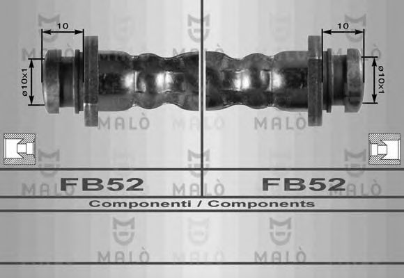 спирачен маркуч 8952
