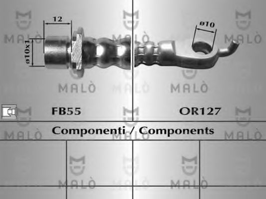 спирачен маркуч 8957