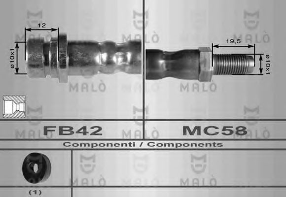 спирачен маркуч 8999
