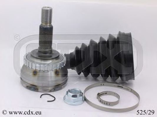 каре комплект, полуоска