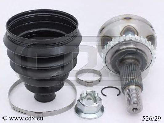 каре комплект, полуоска