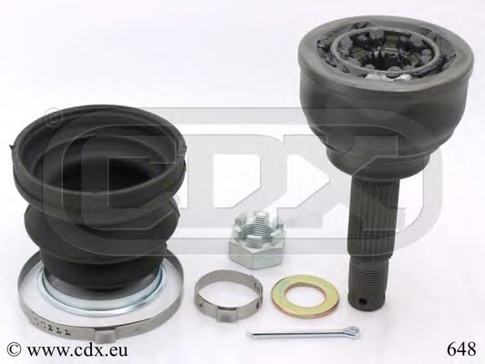 каре комплект, полуоска