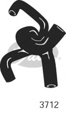 маркуч на радиатора 3712